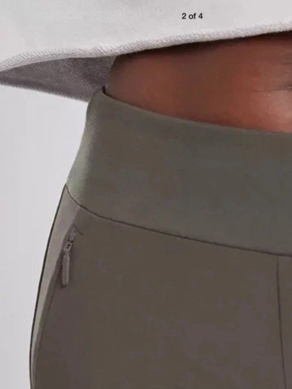 Athleta Soho Jogger Pants Women’s 14 Cast Iron Gray Stretch Lightweight Casual - Picture 3 of 16